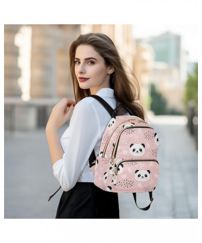 Panda Backpack Purse for Women Fashion Small Mini Backpack Daypacks Purse Back Pack Weekend Bag,S Medium $17.66 Backpacks