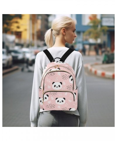 Panda Backpack Purse for Women Fashion Small Mini Backpack Daypacks Purse Back Pack Weekend Bag,S Medium $17.66 Backpacks