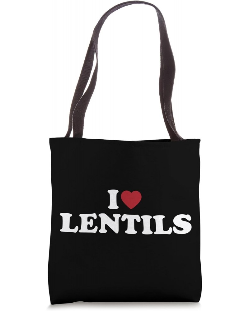 I Heart Lentils Tote Bag $12.47 Totes