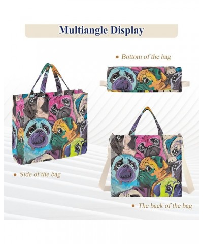 Shoulder Handbag for Women Sea Turtle Ocean Underwater Travel Beach Bag Personalized Gifts Large Totes Bag Cute Dog Bulldog C...