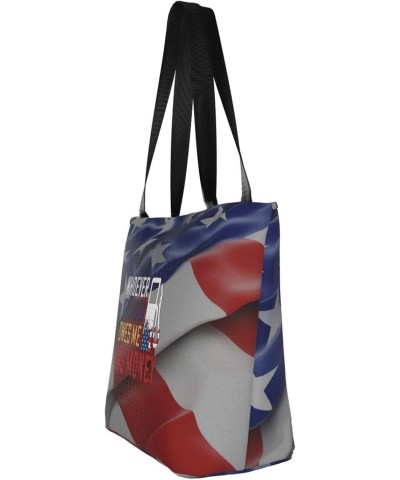 Whoever Voted Biden Owes Me Gas Money Women'S Casual One Shoulder Carry Shopping Bag Large Capacity Working Storage Handbag $...