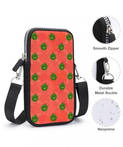 Funny Watermelon Unisex Cross-Body Bags Small Phone Purses Wallet Shoulder Bag Pouch for Travel Beach Workout $10.36 Crossbod...