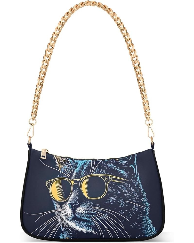 Easter Eggs Rabbit Meadow Cute Purses Women Hobo Party Purse Women Small Cute Handbags Cartoon Small Shoulder Bag Funny Cat B...