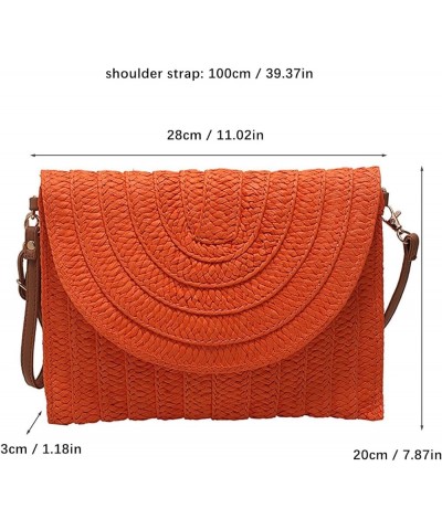 Handheld Bag Single Shoulder Crossbody Paper Debate Bag Casual Woven Women's Bag All Purpose Bag (Green, One Size) A $15.75 T...