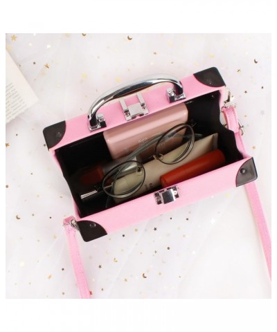 Retro Cassette Evening Clutch Purse Crystal Inlaid Bling Crossbody Shoulder Bag for Graduation Wedding Party S-pink $14.84 Ev...