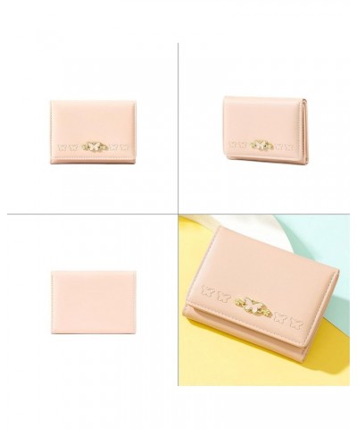 Women Wallet Small Slim Trifold Cute Butterfly Short Purse Pocket Wallet for Teen Girls (Green) Yellow $8.66 Wallets