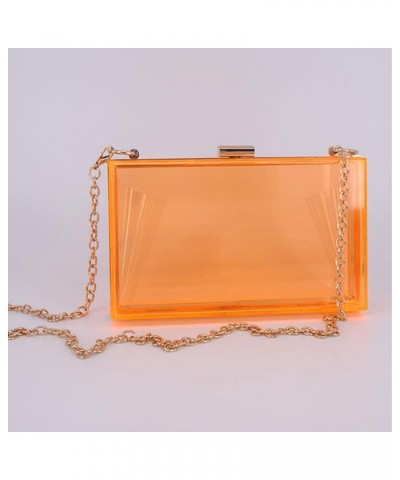 Women Clear Purse Acrylic Evening Clutch Bag Shoulder Handbag Unique Evening Bags and Clutches Crossbody Purse Naked Pink Ora...