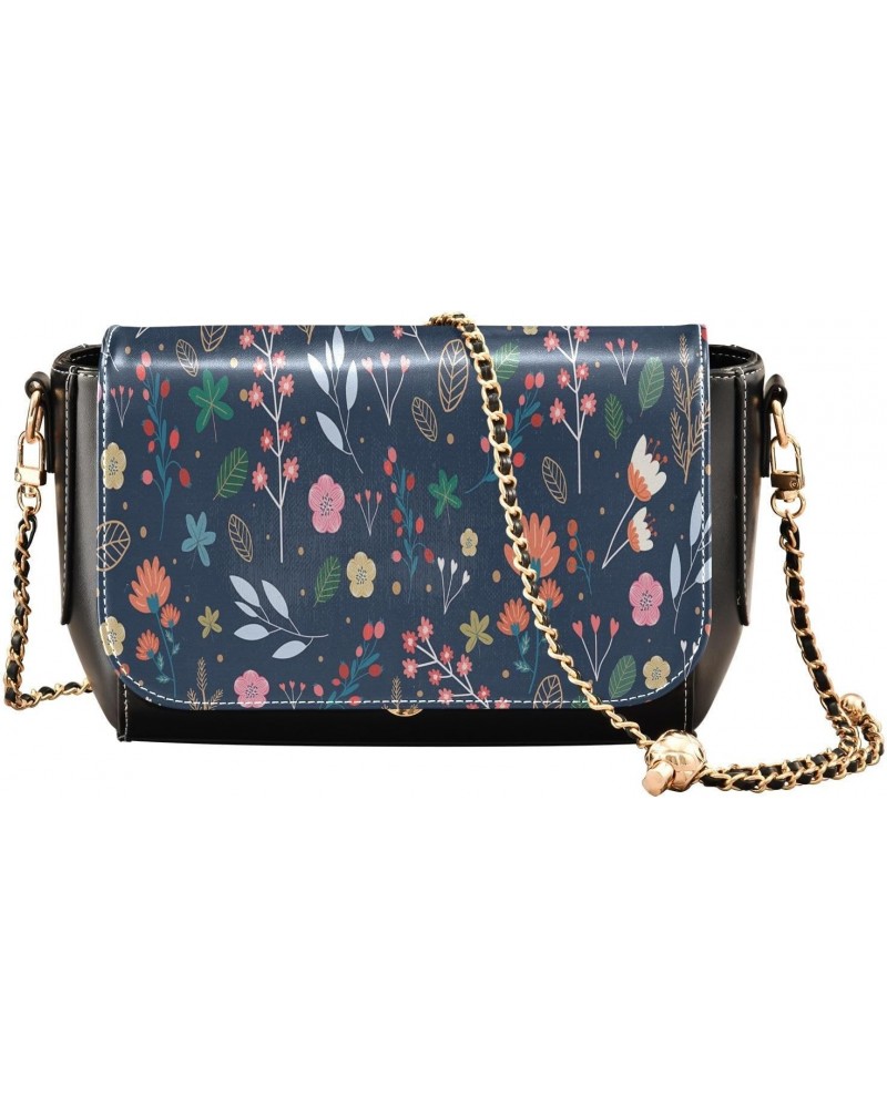 Colorful Flower Crossbody bags for Women Small Crossbody Purses with Metal Chain Cell Phone Purse Shoulder Bag for Women $16....