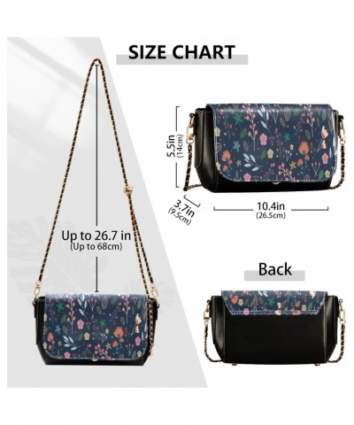 Colorful Flower Crossbody bags for Women Small Crossbody Purses with Metal Chain Cell Phone Purse Shoulder Bag for Women $16....