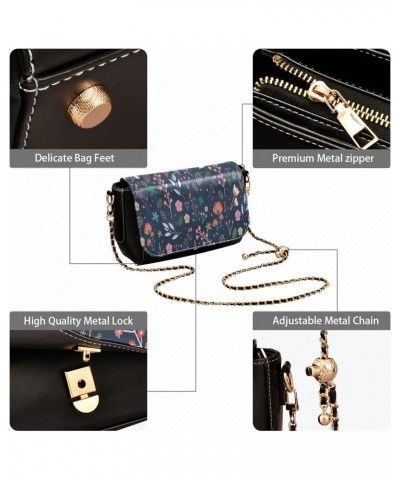 Colorful Flower Crossbody bags for Women Small Crossbody Purses with Metal Chain Cell Phone Purse Shoulder Bag for Women $16....