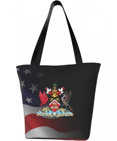 Coat of Arms of Trinidad and Tobago Women'S Casual One Shoulder Carry Shopping Bag Large Capacity Working Storage Handbag $16...