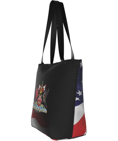 Coat of Arms of Trinidad and Tobago Women'S Casual One Shoulder Carry Shopping Bag Large Capacity Working Storage Handbag $16...