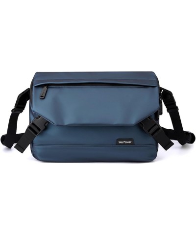 Crossbody Bag Outdoor Shoulder Bag Large Capacity Waterproof Dark Blue $17.39 Crossbody Bags