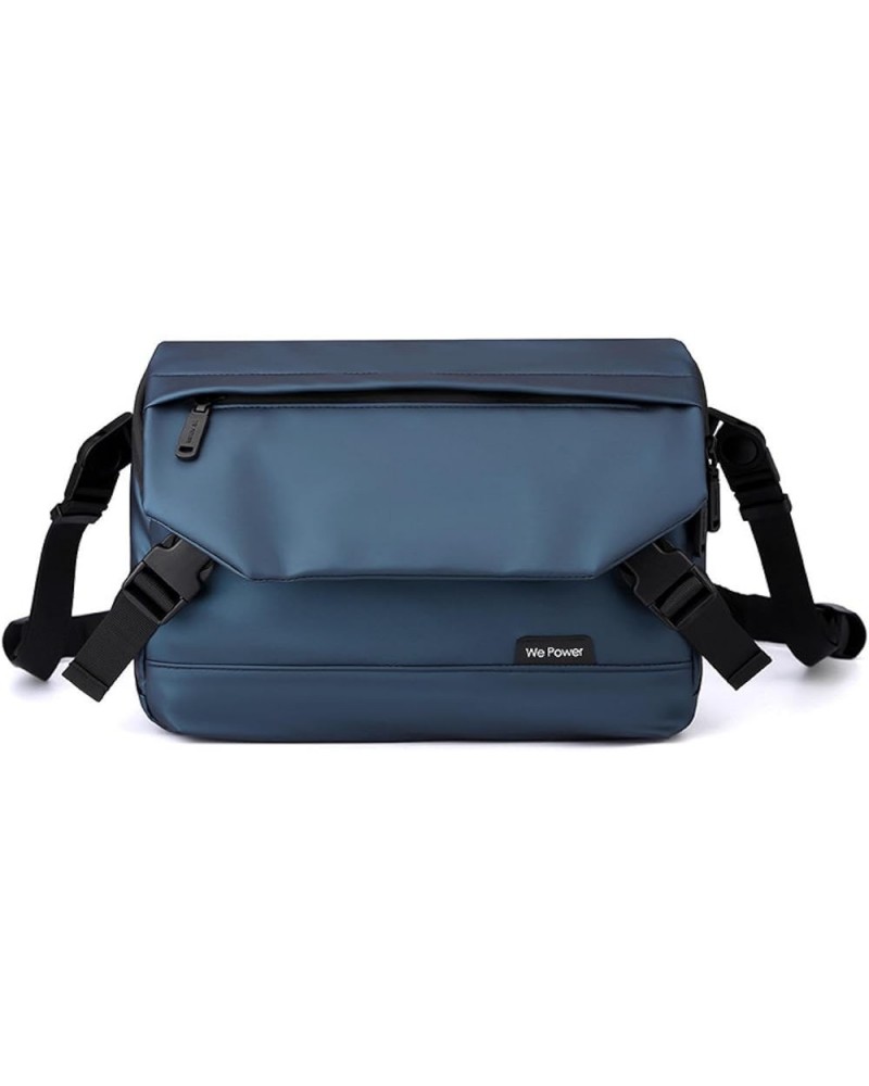 Crossbody Bag Outdoor Shoulder Bag Large Capacity Waterproof Dark Blue $17.39 Crossbody Bags