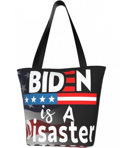 Biden Is A Disaster Biden Sucks Fashion Shoulder Bag Large Capacity For Man Or Woman $16.54 Totes