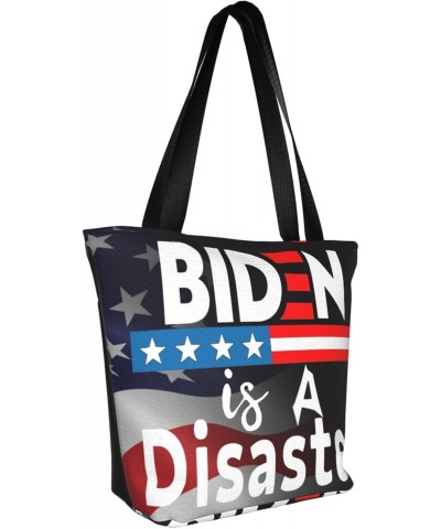 Biden Is A Disaster Biden Sucks Fashion Shoulder Bag Large Capacity For Man Or Woman $16.54 Totes