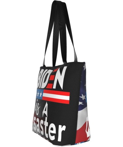 Biden Is A Disaster Biden Sucks Fashion Shoulder Bag Large Capacity For Man Or Woman $16.54 Totes