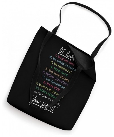 Occupational Therapist OT Rules Tote Bag $10.56 Totes