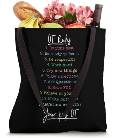 Occupational Therapist OT Rules Tote Bag $10.56 Totes