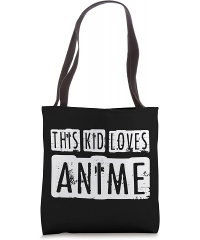 This Kid Loves Anime Tote Bag $12.22 Totes