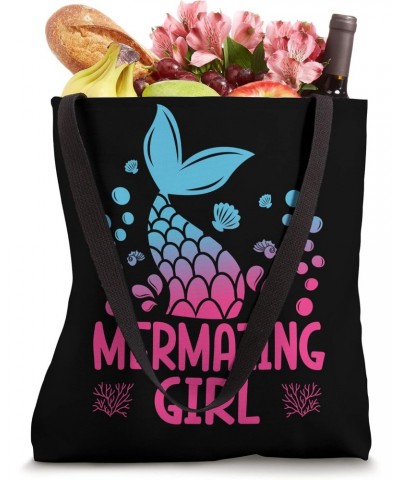 Mermazing Girl Seashell Mermaid Tail Beach Summer Vibes Tote Bag $13.50 Totes