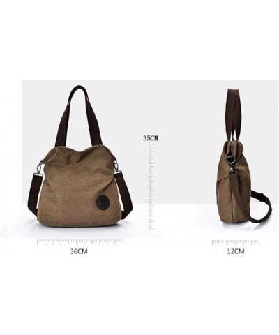 Canvas Women Messenger Bags Big Handbags Shoulder Cross Body Shoulder Hobo Bag (Red) Army Green $24.19 Hobo Bags