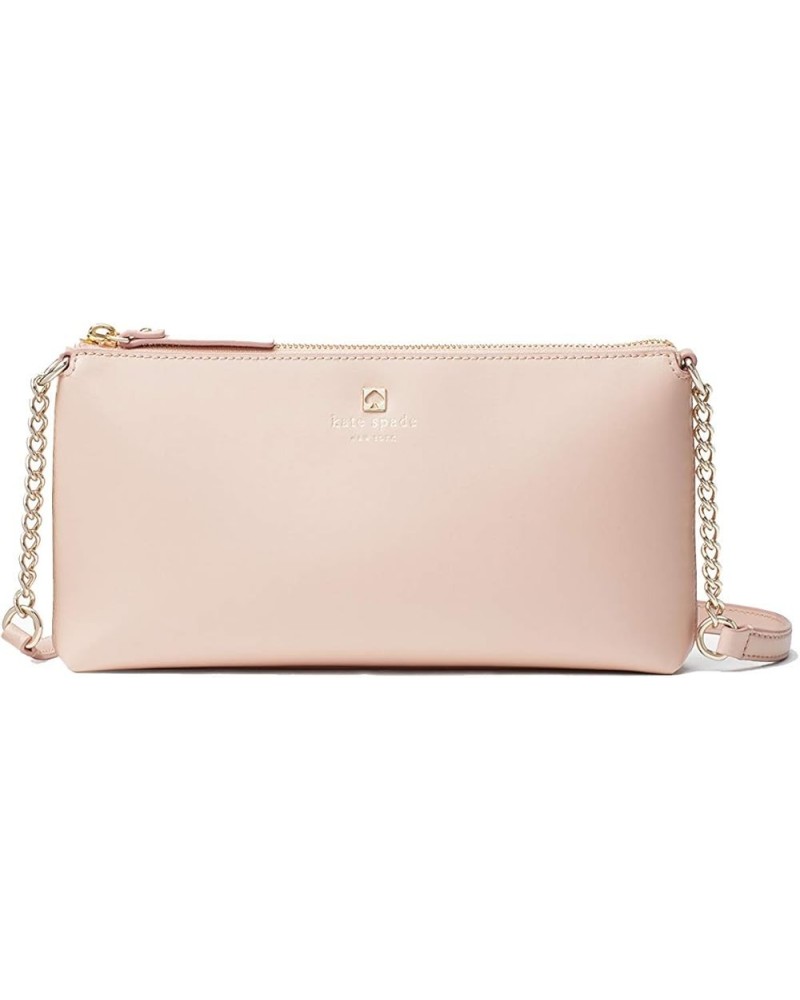 Kate Spade Weller Street Declan Leather Crossbody Handbag Clutch Warm Vellum $48.47 Crossbody Bags