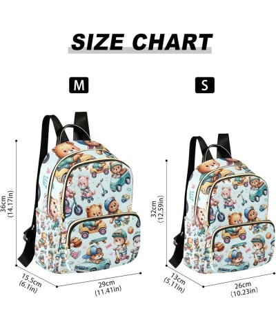 Small Backpack Purse for Women, Cartoon Character Travel Bag Casual Daypack Shoulder Bag Medium $16.20 Backpacks