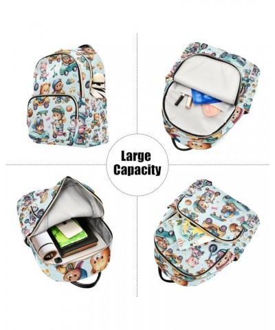 Small Backpack Purse for Women, Cartoon Character Travel Bag Casual Daypack Shoulder Bag Medium $16.20 Backpacks