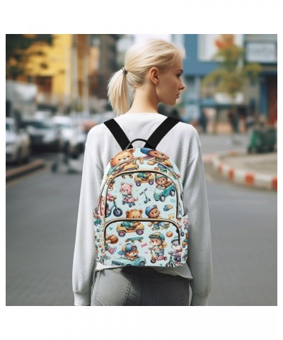 Small Backpack Purse for Women, Cartoon Character Travel Bag Casual Daypack Shoulder Bag Medium $16.20 Backpacks