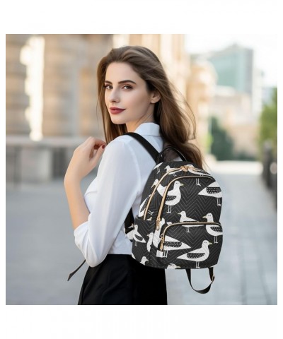 Duck Bird Fashion Backpack Purse Ladies Fashion Rucksack Travel Shoulder Bag Casual Daily Backpack Work College Bag Medium $2...