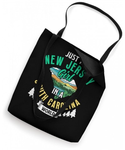 Just A New Jersey Girl In A South Carolina World Jerseyans Tote Bag $12.42 Totes