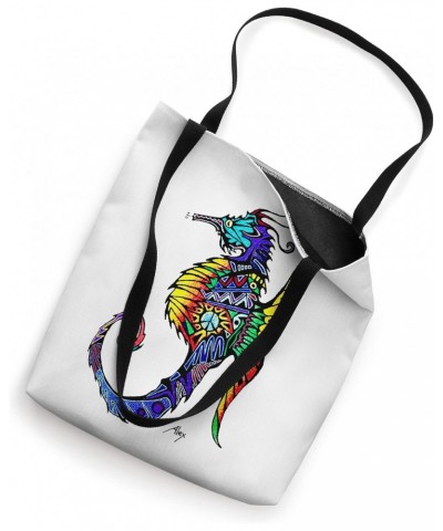 Colorful Seahorse Tote Bag $14.25 Totes