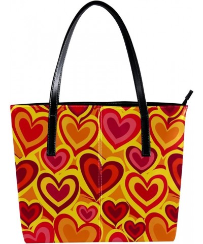 Tote Bags, Large Tote Bags for Women, Tote Bag with Zipper, Valentine Red Heart, Tote Bags for Women Design 6222 $25.79 Totes