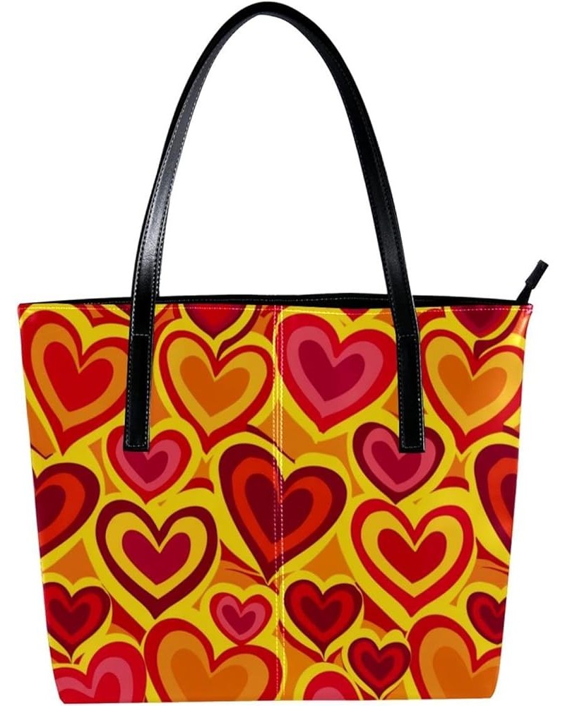 Tote Bags, Large Tote Bags for Women, Tote Bag with Zipper, Valentine Red Heart, Tote Bags for Women Design 6222 $25.79 Totes