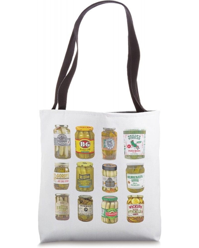 Retro Canned Pickles Homemade Pickle Lovers Canning Season Tote Bag $10.49 Totes