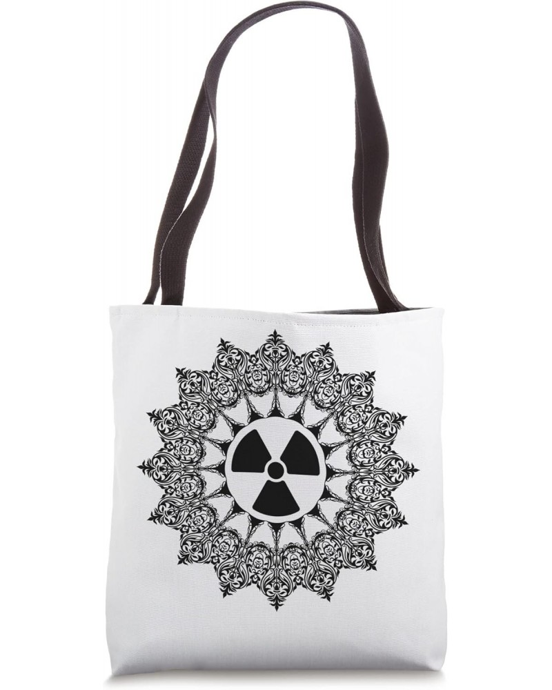 Radiation Mandala Design Tote Bag $10.58 Totes