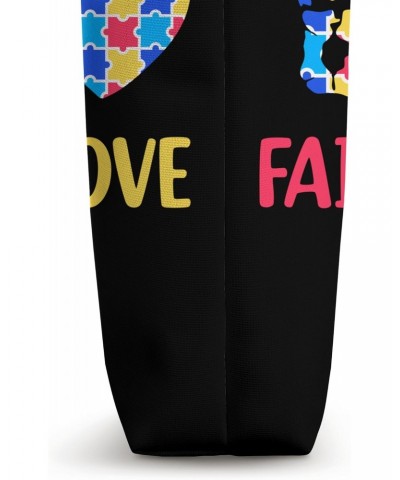 Faith hope love Autism Tote Bag $13.69 Totes