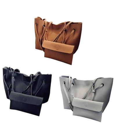 Women Satchel Women Handbag Tote Bag Leather Bag Shoulder Bags Pu Miss $11.05 Shoulder Bags