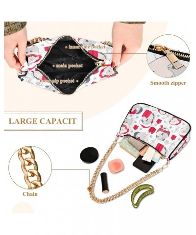 Leopard Print Rose Gold Trendy Purse Hobo Cute Bag Womens Small Handbags Chain Small Shoulder Bag Guinea Pigs Christmas $14.1...