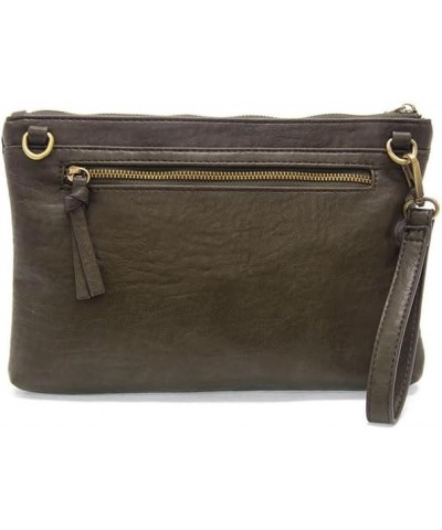 Women's Fashion Purse Quinn Woven Convertible Crossbody Clutch 212 - Charcoal $28.98 Clutches