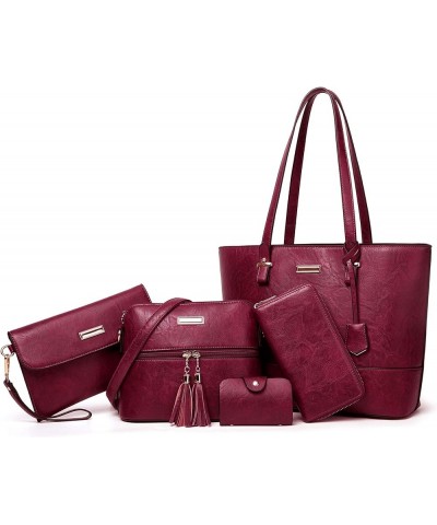 Satchel Purses and Handbags for Women Shoulder Tote Bags C7--purple $30.15 Satchels