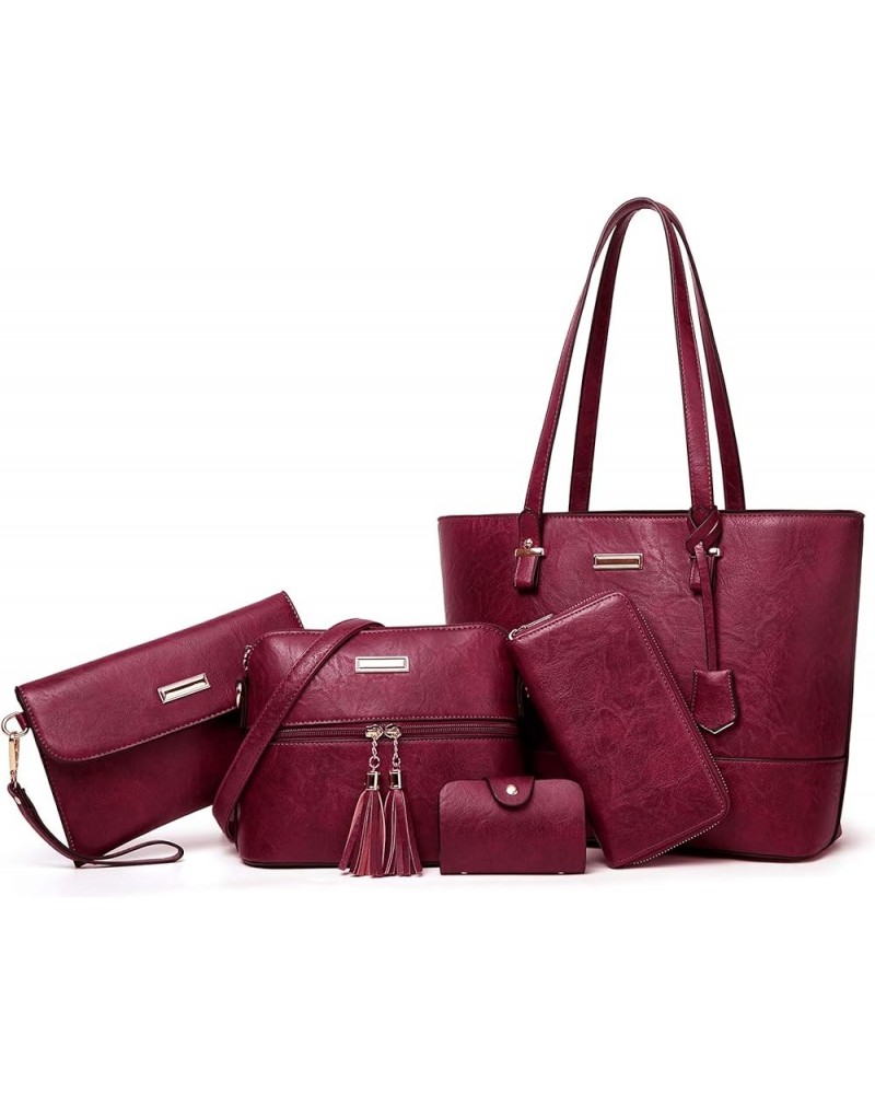 Satchel Purses and Handbags for Women Shoulder Tote Bags C7--purple $30.15 Satchels