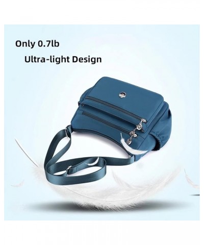 Crossbody Bags for Women Waterproof Messenger Satchel Multi Pockets Shoulder Purse Casual Nylon Travel Handbag Purple $20.89 ...