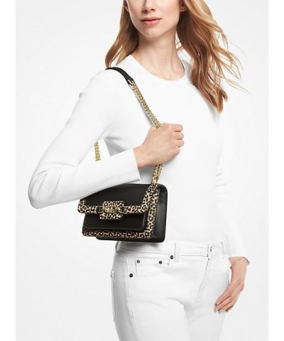 Heather XS Crossbody Bag (Leopard Print Calf Hair) $50.04 Crossbody Bags