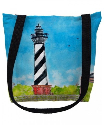 TY1068G 18 x 18 in. Hatteras Lighthouse, NC Tote Bag - Large $22.07 Totes