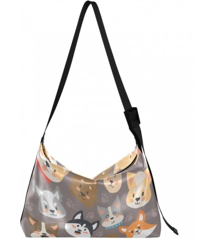 Crossbody Bags Animal Cute Cartoon Men Side Bag Fall Womens Bags Crossbody $14.27 Hobo Bags