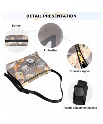 Crossbody Bags Animal Cute Cartoon Men Side Bag Fall Womens Bags Crossbody $14.27 Hobo Bags