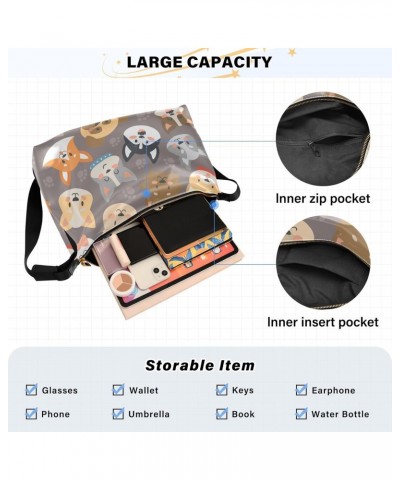 Crossbody Bags Animal Cute Cartoon Men Side Bag Fall Womens Bags Crossbody $14.27 Hobo Bags