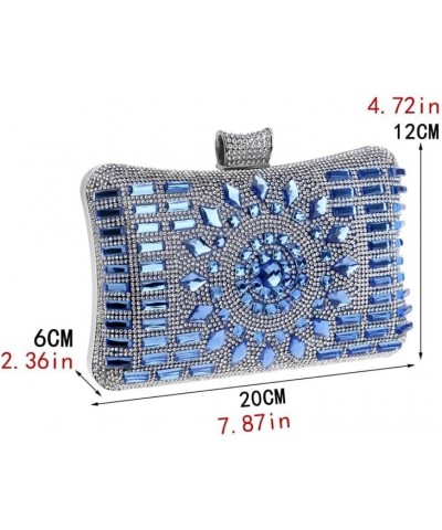 Rhinestones Women Bags Hollow Out Style Fashion Evening Bags Chain Shoulder Handbags Party Wedding Day Clutch Purse Ym3108gre...